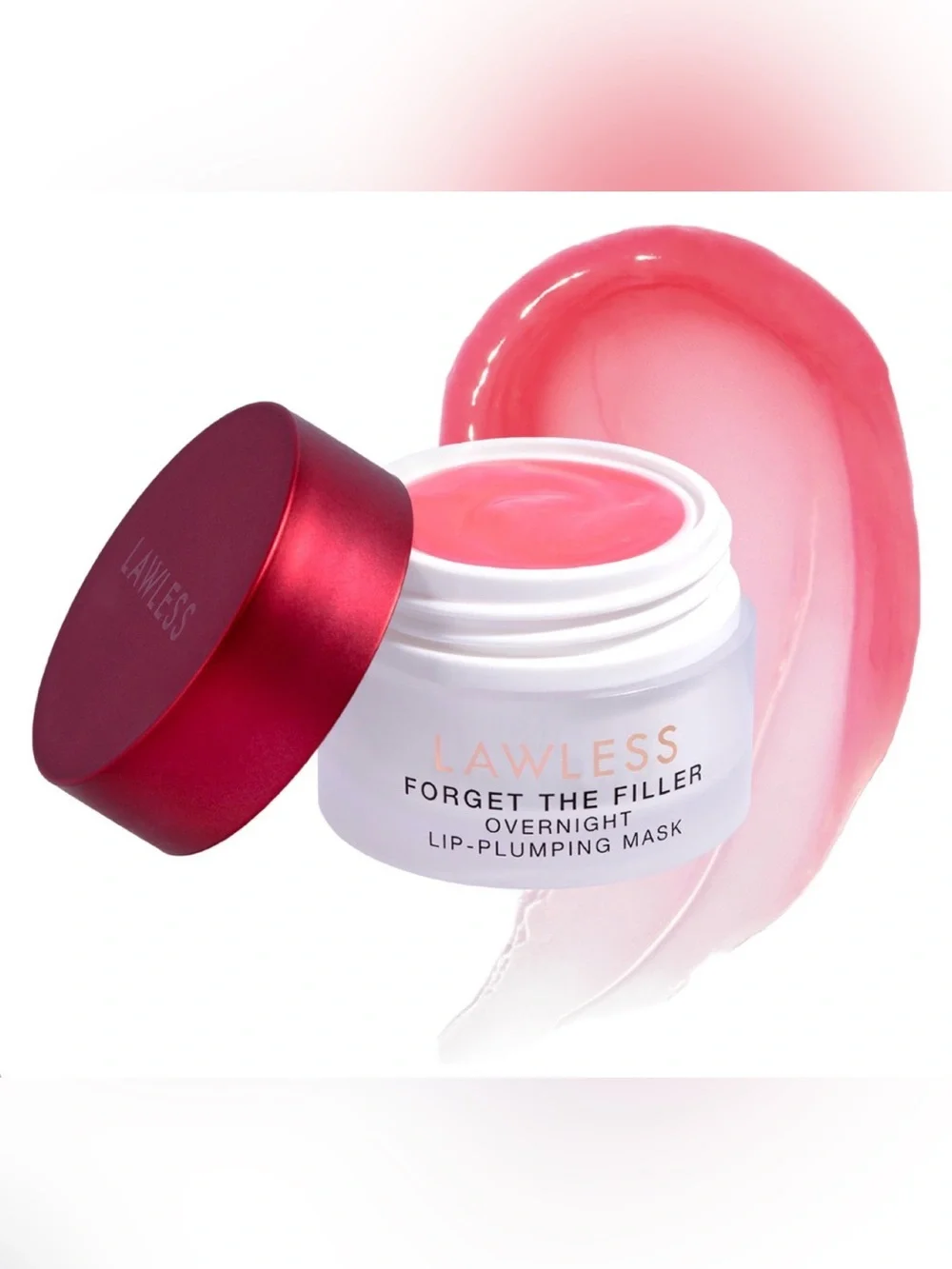 LAWLESS Forget The Filler Overnight Lip Mask in Cherry Vanilla